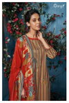 Claire 2103 By Ganga Cotton Silk Printed Dress Material Catalog